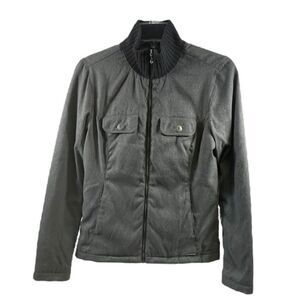 Prana Gray Zip Up Jacket Size XS